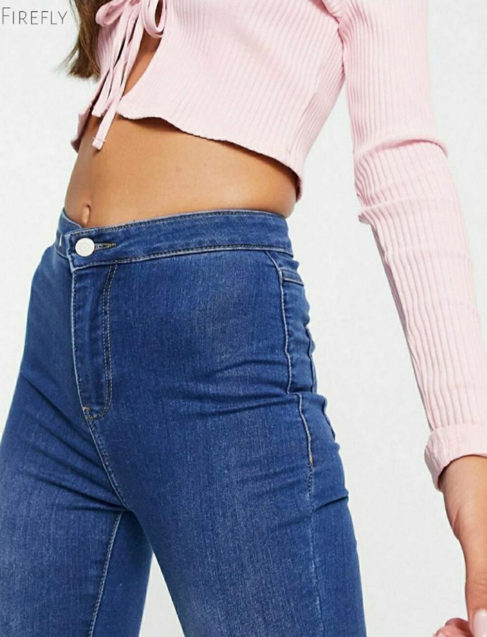 Firefly high waist skinny desco jeans - Image 2
