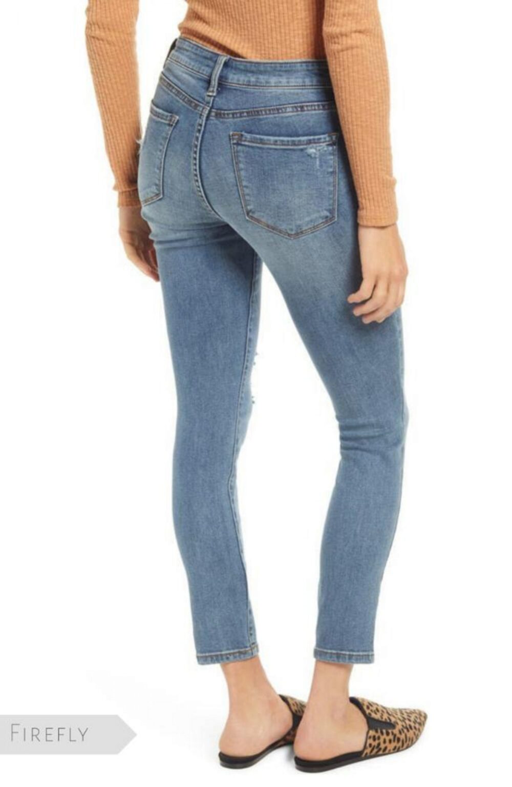 Stretchable skinny ripped jeans by Moslyn - Image 3